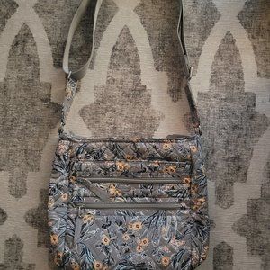 Vera Bradley Rainforest Toile Performance Twill Hipster Crossbody